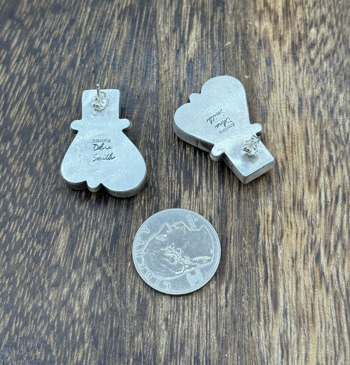 Navajo Handmade Sterling Silver Multi Color Spiny Oyster Shell Cluster Earrings