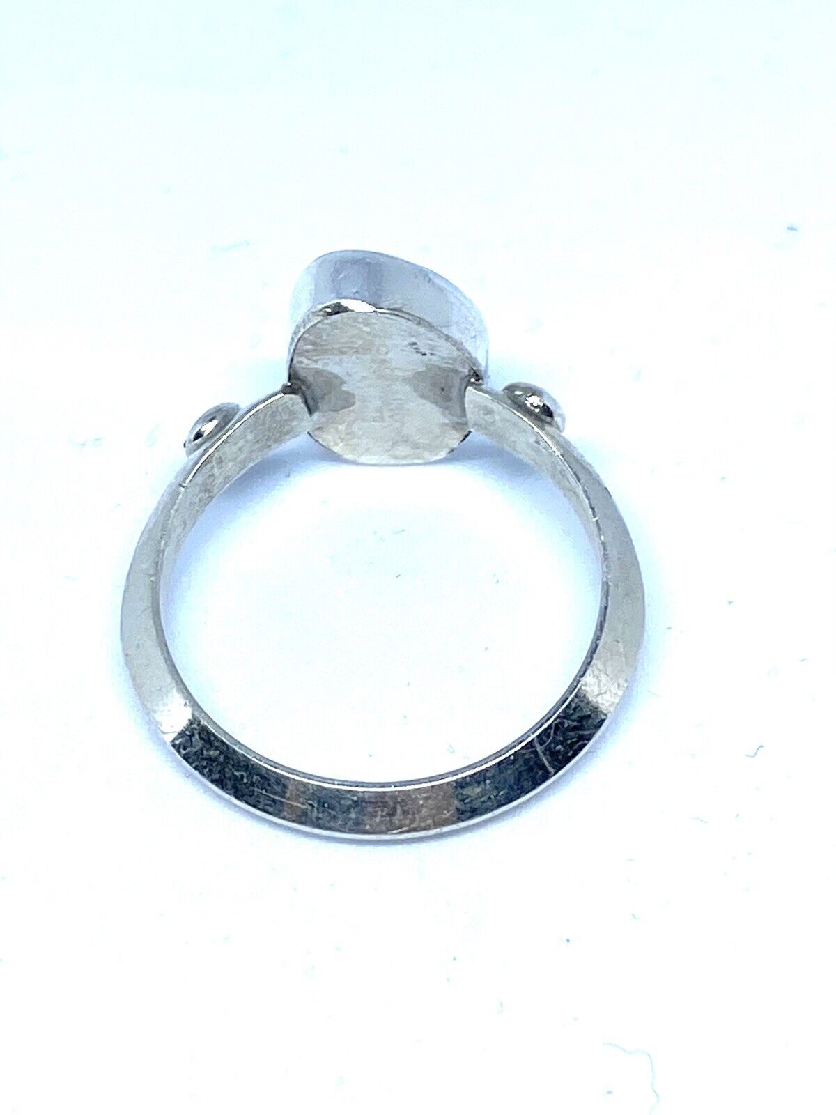 Native American Sterling Silver Navajo Handmade Natural Turquoise Ring Size 9