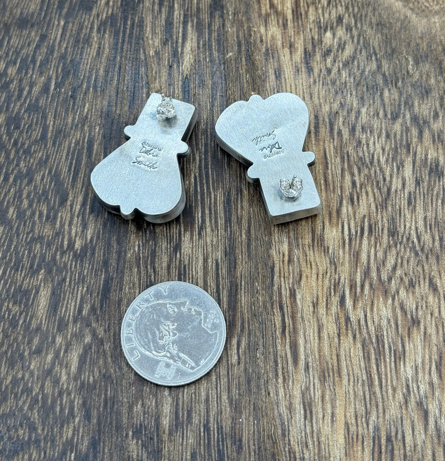 Navajo Handmade Sterling Silver Multi Color Spiny Oyster Shell Cluster Earrings