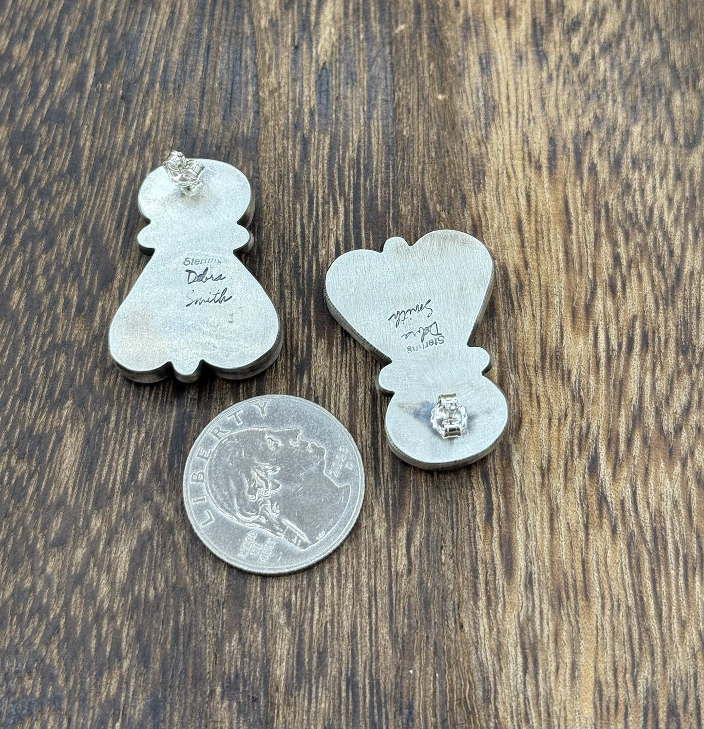 Navajo Handmade Sterling Silver Multi Color Spiny Oyster Shell Cluster Earrings