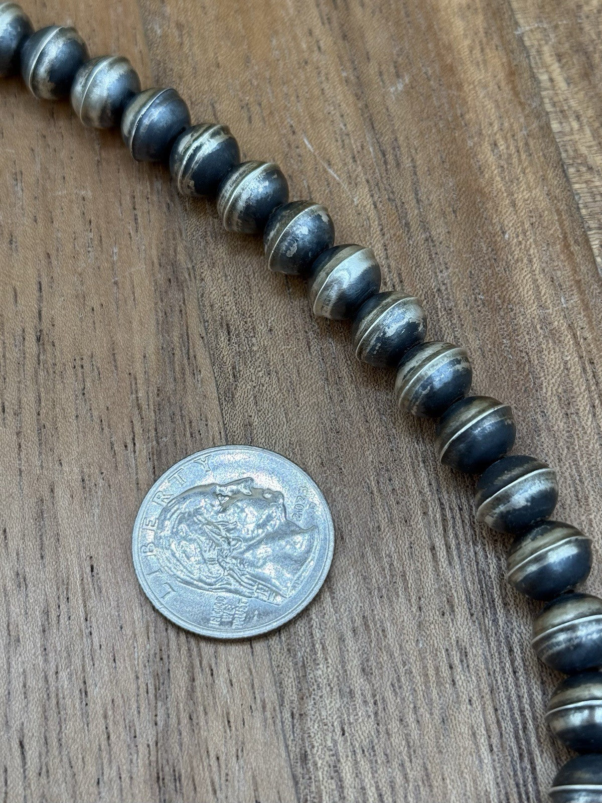 Navajo Handmade Sterling Silver Kingman Turquoise Squash Blossom Set By Kevin B.