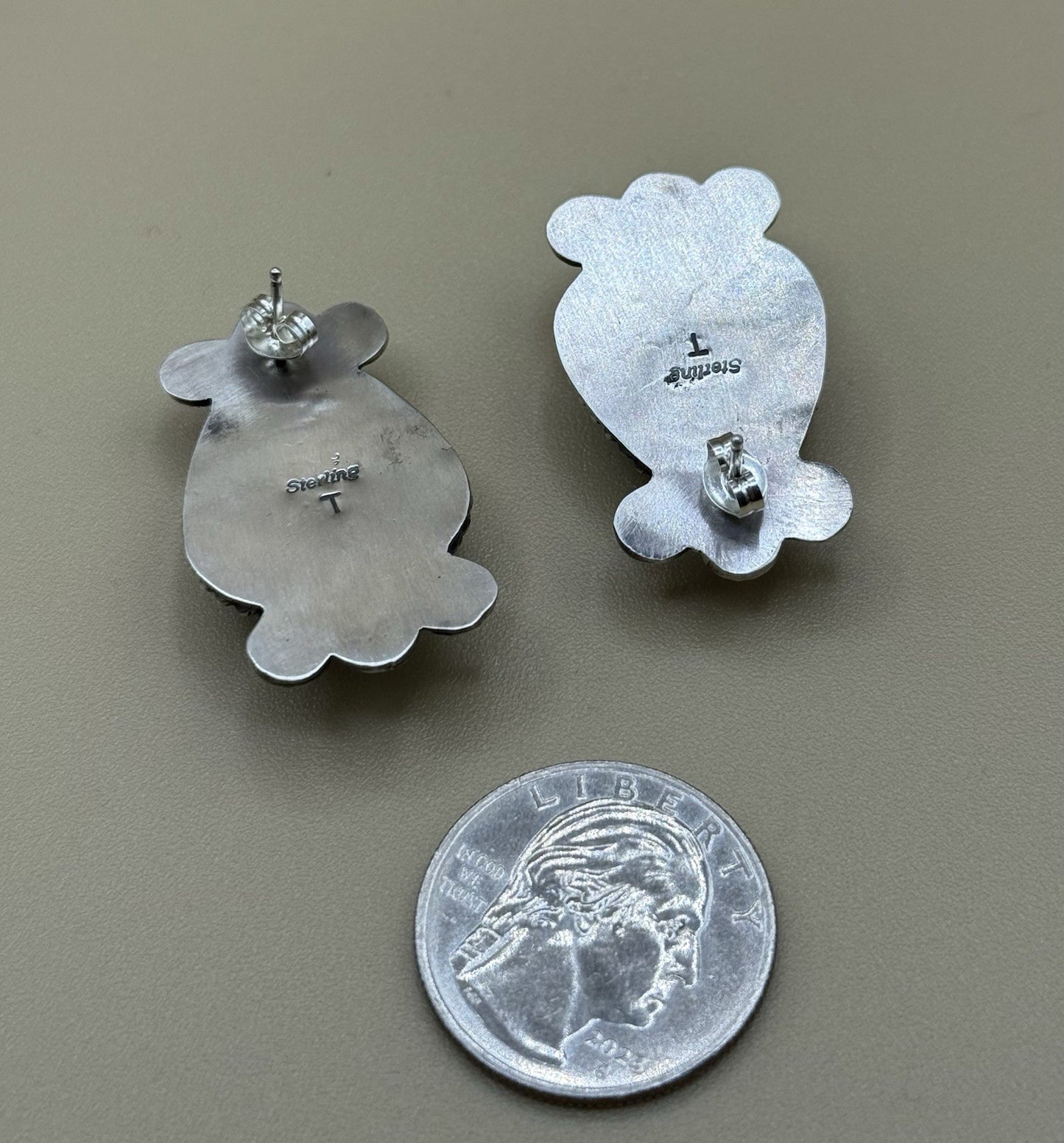 Navajo Handmade Sterling Silver Blue Ridge Turquoise Squash Blossom Necklace