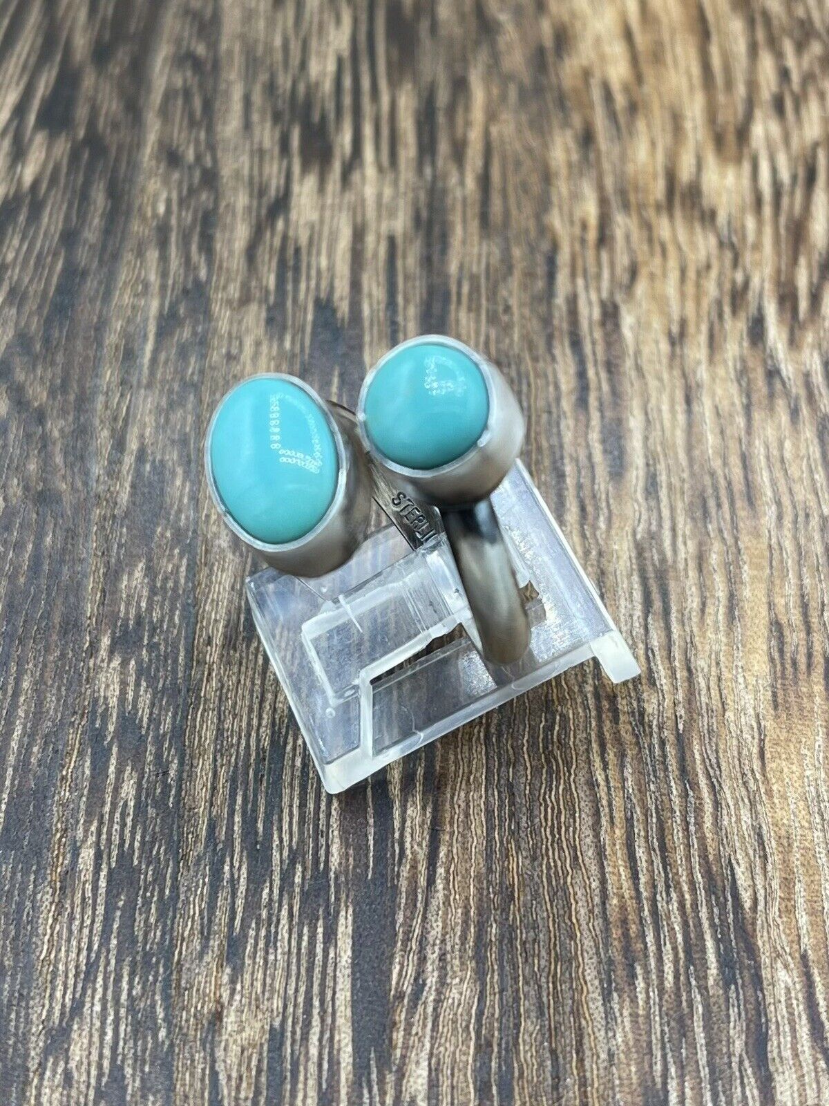 Native American Navajo Handmade Sterling Silver Turquoise Adjustable Ring 6 To 8