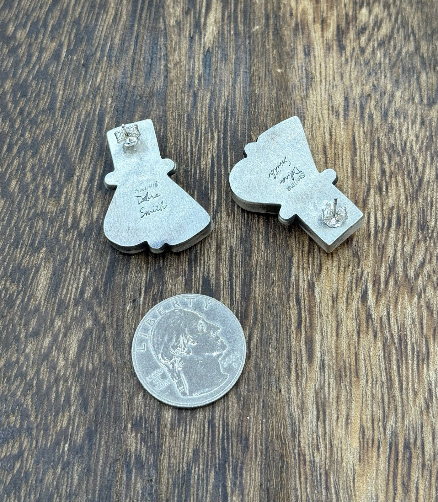 Navajo Handmade Sterling Silver Multi Color Spiny Oyster Shell Cluster Earrings