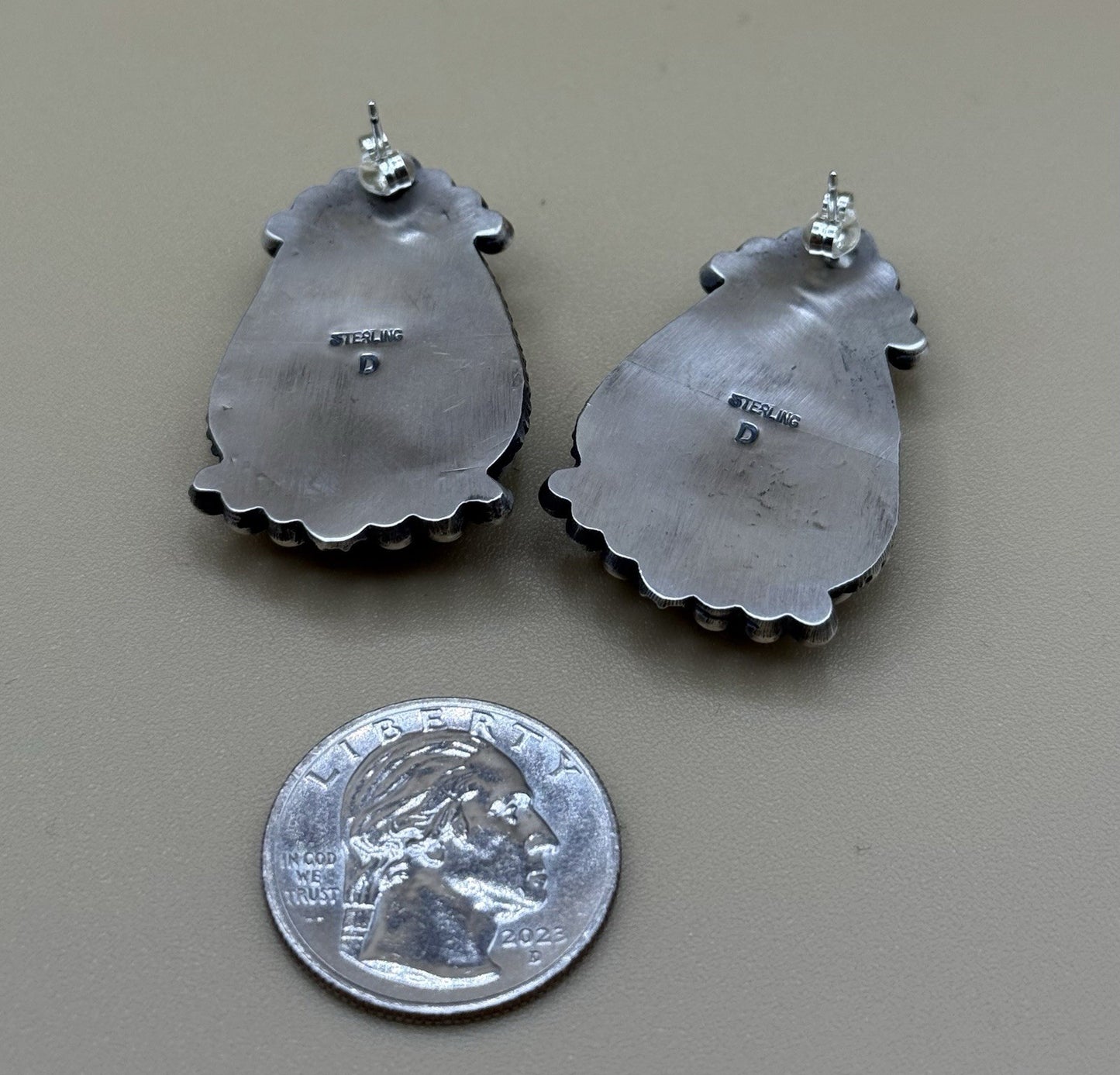 Native Navajo Handmade Sterling Silver Pink Conch Shell Y Lariat Necklace 25”