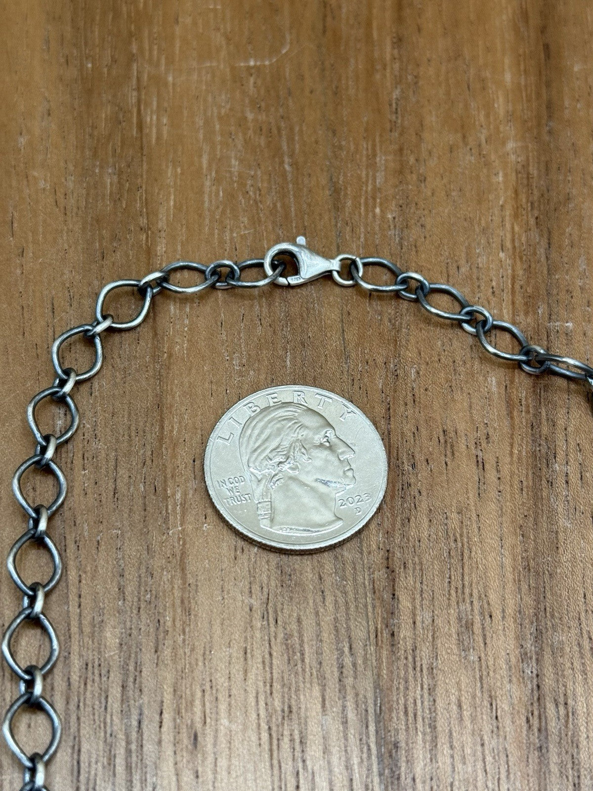 Navajo Handmade Sterling Silver Red Spiny Oyster Shell Lariat Necklace Set 20”